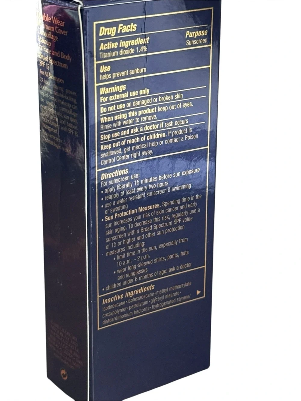 Estée Lauder Double Wear Maximum Coverage Foundation Shade 3C4 Med/Deep 1oz